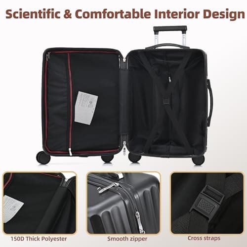 RMW Suitcase 24 Inch Medium Hard Shell Lightweight Check-in Luggage ABS+PC — view 6