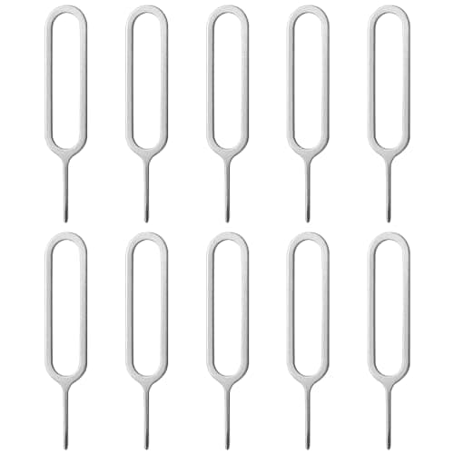 Sim Card Tray Pin Eject Removal Tool Needle Opener 10 Pack for Mifi, Wireless Hotspot,4G&5G Sim Card Router,and All Smartphones