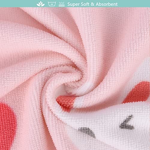 Bebamour Baby Hooded Towels Wearable Hooded Towel for Boys Girls Absorbent Hooded Towel for Toddlers, 25"x 23", 0-6 Years, Rabbit — view 6