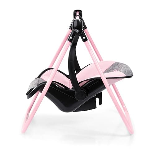 Bayer Pink Dolls Stroller and Swing Set - My First Baby Doll Pram Set — view 3