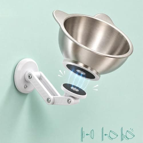 Dog Bowls | Elevated Stainless Steel Magnetic Adjustable Raised Dishes — view 4