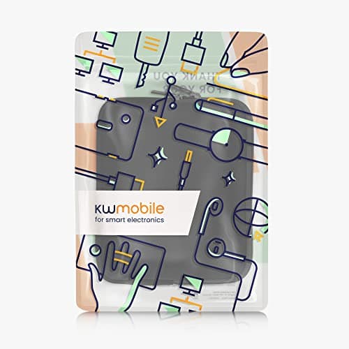 kwmobile Neoprene e-Reader Pouch Size 6,8-7" eReader - Universal eBook Sleeve Case with Zipper - Black — view 6