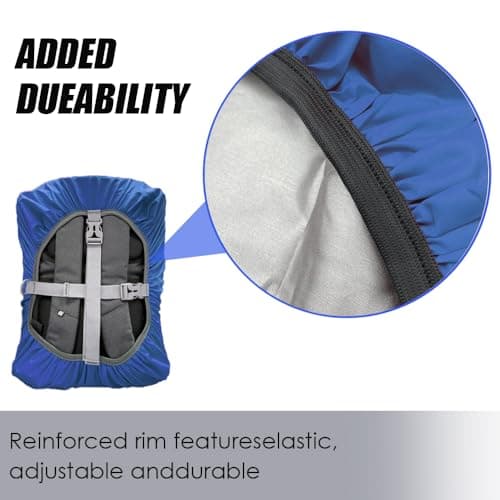 LICQIC Waterproof Rain Cover for Backpack, Reflective Rucksack Rain Cover for Outdoor, Hiking, Camping, Traveling, Cycling — view 6