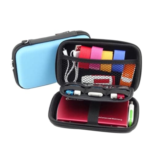 Electronic Accessory Organizer Waterproof Faux Leather Portable Bag — view 5