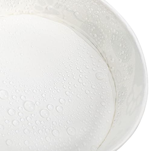 SOUJOY 60 Pcs Disposable Cat Bowls, 16 oz Pet Feeding Bowl, Foot Print Travel Dog Food Bowl for Small Dog Puppy Cat Dry and Wet Pet Food or Water — view 5