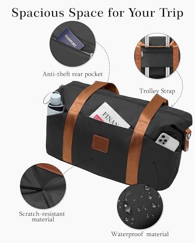 COOLIFE 55×35×20 Cabin Suitcase + 40x25x20cm Ryanair Cabin Bag EasyJet Set — view 6