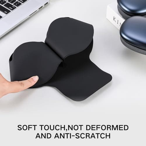 Lukvcoe Smart Case Cover for Apple AirPods Max with Sleep Mode, Black — view 5
