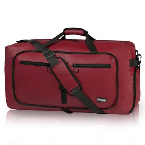 Fmeida 65L Foldable Travel Duffle Bag Waterproof Holdall Luggage Bags