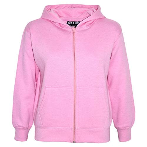 A2Z 4 Kids Boys Girls Tracksuit Set Plain & Camouflage Fleece - Plain Tracksuit Baby Pink 9-10 — view 2