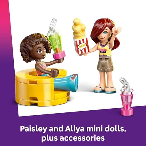 LEGO Friends Friendship Movie Night Toy for 6+ Year Old Girls - incl. 2 Mini Dolls, a Screen and a Light Brick Projector - Creative Building Set - 42642 — view 5