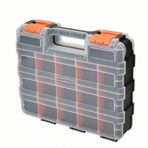 hindraem Plastic Portable Tool Box With Tool Storage Organizer — view 5
