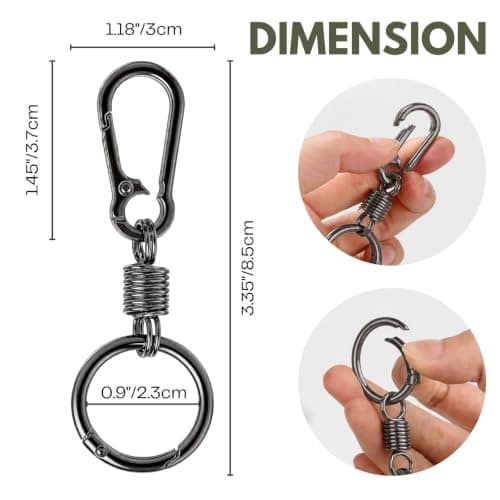 Anti-Theft Zipper Clips, Luggage Locks for Crossbody Bags and Backpacks — view 6
