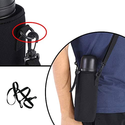 Water Bottle Sleeve Bag Neoprene Pouch for Outdoor Hiking Travel 750ml — view 6