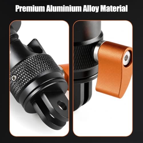 HSU 360 Degree Adjustable Adapter Ball Head GoPro Mount for Action Cameras — view 5