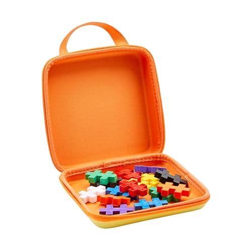 PLUS PLUS Building Blocks Toy Storage Case - Holds 15 BIG Pieces - Kids Construction Toys, Learning Resources, STEM Play for Home and Travel - Travel Case BIG — view 3