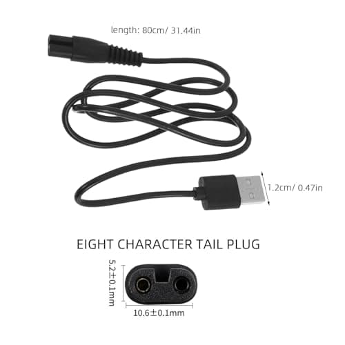 2Pcs Universal USB Charging Cord with 8-Shaped Connector — view 2