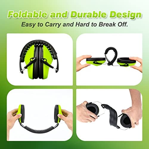 Kids Ear Defenders 2 Pack, Noise Cancelling Headphones for 3-16 Year — view 5