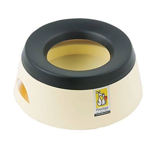 (Road Refresher) Non-Spill Travel Water Bowl Small (Cream)