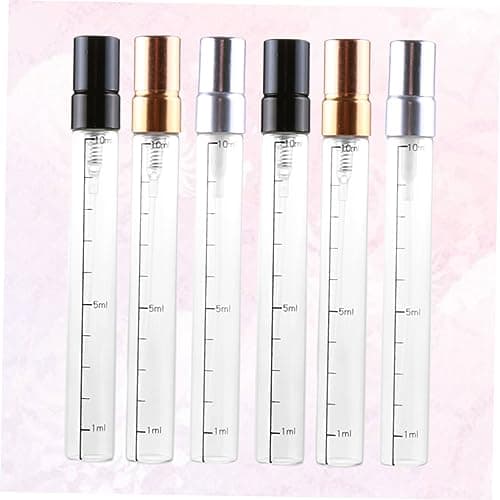 DOITOOL 6 Pack 10ml Glass Scale Spray Bottle for Travel and Make — view 5