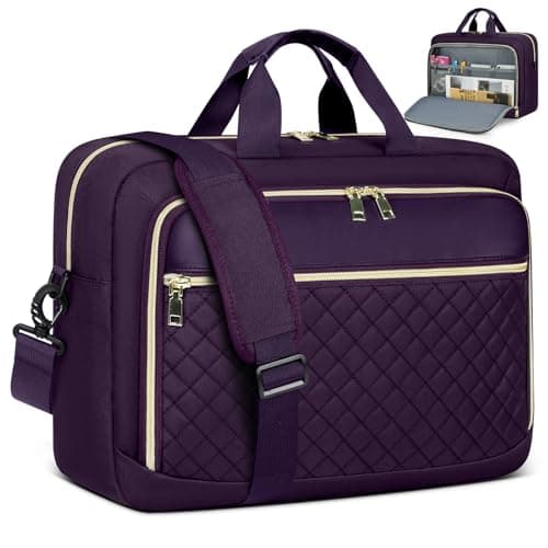 NEWHEY Laptop Bag for Women 17.3 inch Large Briefcase Teacher Work Bag