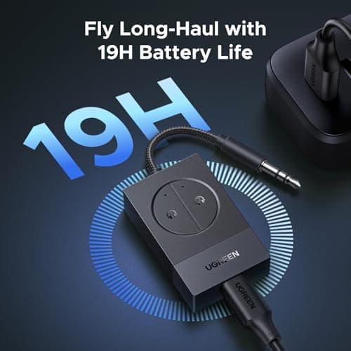 UGREEN Bluetooth 5.4 Transmitter for Airplane(Dual 3.5mm Adapter Included) — view 4