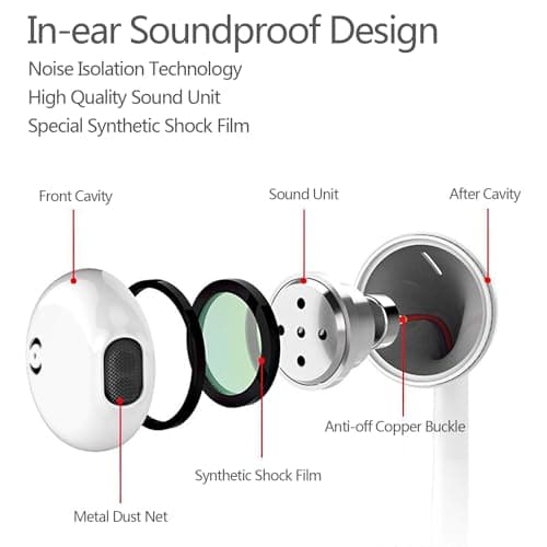 USB C Headphones wired for Samsung Galaxy iPhone 17 16 USBC Earphones wired — view 3