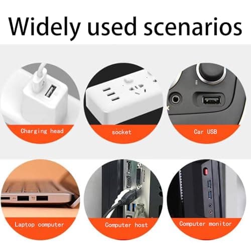 HoAhaMay 30pcs Silicone USB-A Dust Cover, Dust Cover Plug USB-A for Desktop PC, Laptop, Socket Charger, USB 2.0/3.0 Ports, Protects Any USB-A Connector (Black/White) — view 5