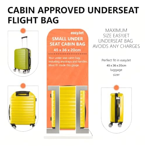 Underseat Travel Case, Yellow, 45x36x20cm — view 5