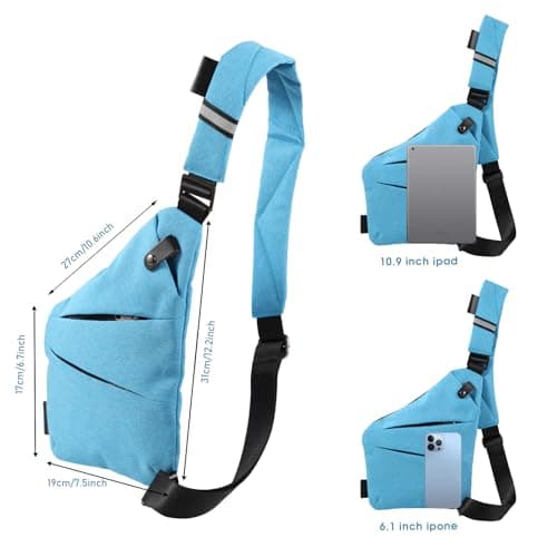 Ovecat Unisex Anti Theft Sash Sling Crossbody Bag — view 4