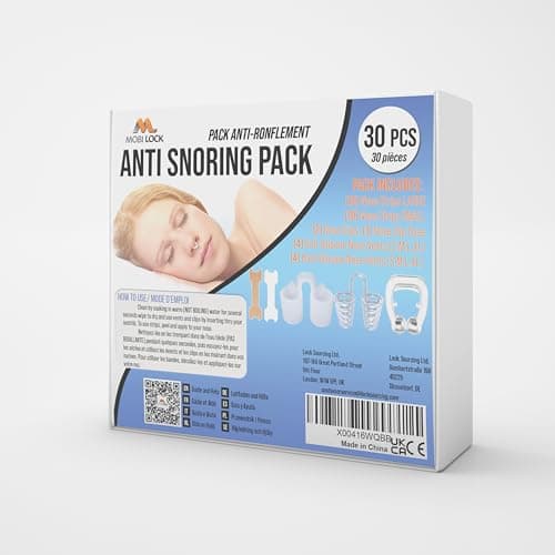 30Pcs Anti-Snore Kit - Nose Vents, Clips & Nasal Strips