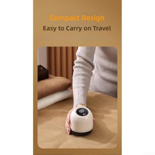 Portable Bobble Remover Compact Ergonomic Design Travel(beige) — view 4