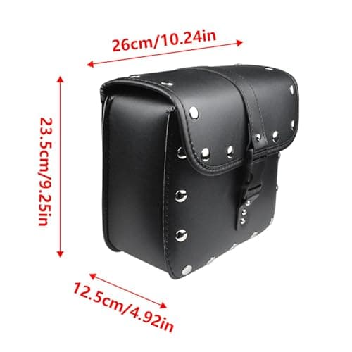 Motorcycle Throw Over Saddlebags, Motorcycle Saddle Pannier Side Bag, Storage Tool Bag with Multiple Separation Layers for Sports, and Cruise Motorcycles — view 5