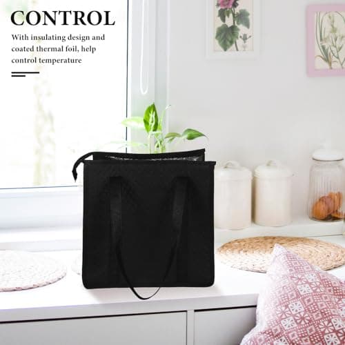 Veemoon Bag Time Aluminum Insulated Cooler with Lining Portable for Temperature Preservation Leakproof Thermal Tote Zippered Top Lunch Beer Festival Travel — view 4