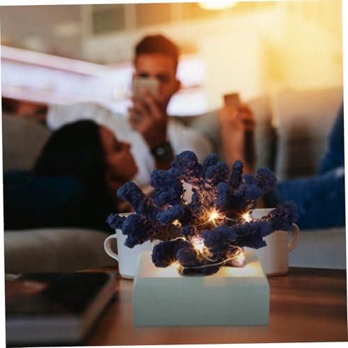 Warmhm Artificial Coral Decor Resin LED Ornament for Living Room Entryway — view 4
