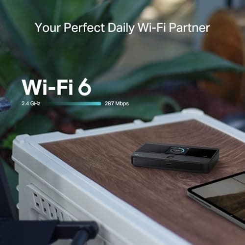 TP-Link M7352 Portable WiFi 6 MiFi, 4G Router with SIM Slot, Mobile Hotspot — view 4