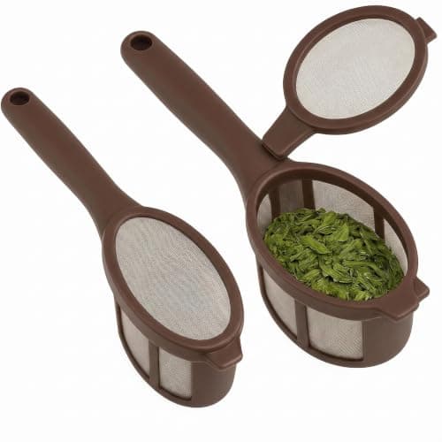 Reusable Coffee/Tea Infuser – Fine Mesh Strainer, Loose Leaf & Ground