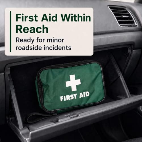 Value Aid Vehicle First Aid Kit, Fully Stocked, Compact & Portable, HSE & DVSA Compliant, Ideal for Cars, Vans & Fleet Vehicles Soft Case — view 2