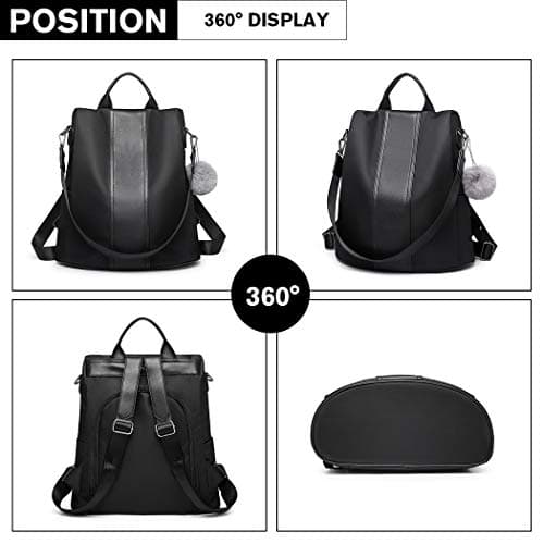 Miss Lulu Backpack Womens, Anti-Theft PU Rucksack Bags for Ladies — view 6