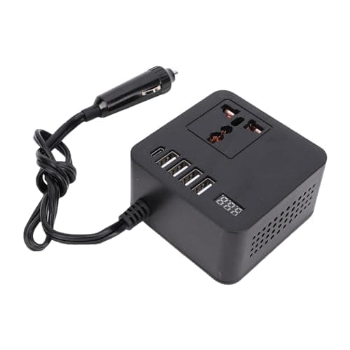 SALALIS 150W Car Portable Charger for Road Trips Camping Emergencies with 4 USB Type C Ports for Travelers