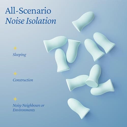 ZIIEVOE Ear Plugs for Sleep–2026 Ultra Upgrade, 5 Layer 36dB Noise Blocking, Anti Slip 12H Stay Put Design, Slow Rebound Cloud Comfort, for Sleeping Studying Travel, 10 Pack — view 6