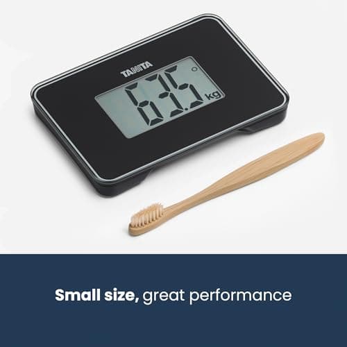 TANITA HD-386 Ultra-Compact Travel Scale with Large LCD Display | World’s Smallest Design | 150 kg Capacity | Lightweight Digital Scale for Home & On-the-Go — view 6