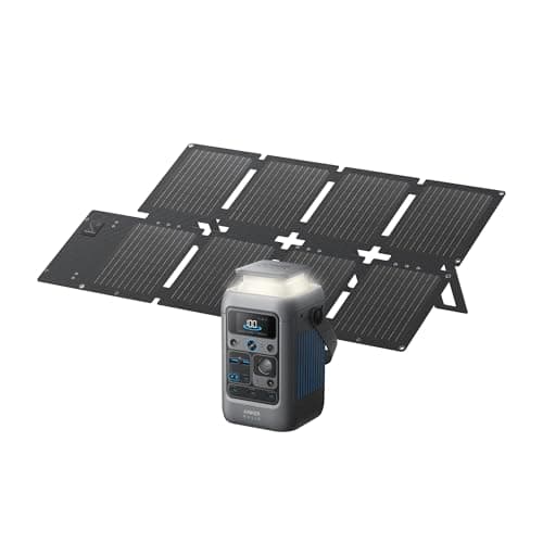 Anker SOLIX C300 DC, 288Wh 300W DC Power Bank Station with 60W Solar Panel