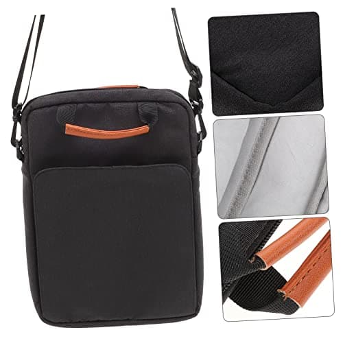 Lurrose Laptop Sleeve Tablet Case Portable Shockproof Sleeve with Adjustable Strap for 13.3" Tablet and Laptop Lightweight Polyester Bag for Travel and Commuting in Charcoal Gray — view 4