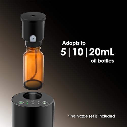 Waterless Diffuser for Essential Oil Nebulizer, aluminum alloy — view 3