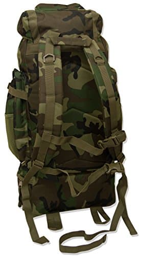 Andes Camouflage/Camo Ramada 120L Extra Large Hiking Camping Backpack/Rucksack Luggage Bag — view 2