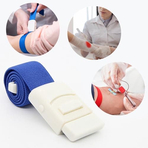 MFUOE 3 Pieces Tourniquet with Buckle Emergency Tourniquets Elastic Adjustable Quick and Slow Release Home Outdoor Emergency Care — view 4