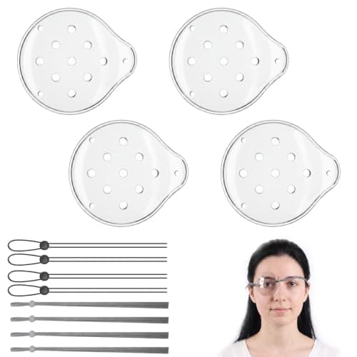 Transparent Eye Shield 4PCS Clear Plastic Eye Patch After Cataract Surgery