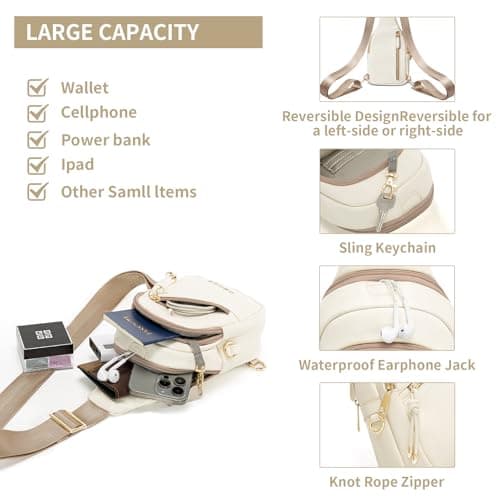 OSOCE Crossbody Bag for Women RFID Blocking Anti-theft Sling Shoulder Bag — view 6