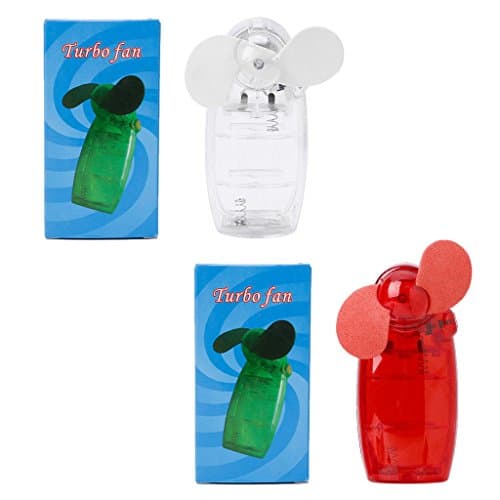 Kadagg Portable Pocket Fan Cool Air Hand Held Battery Travel Holiday Blower ABS