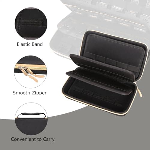 Tourmate Hard Storage Case for 30 PCS Titanium Oscillating Saw Blades Metal Cutting,Travel Case for 1-70 PCS Universal Multitool Blades - Applicable Brands TrivdPro/KELIN/AMZWEI/Bionso(Only Box) — view 4